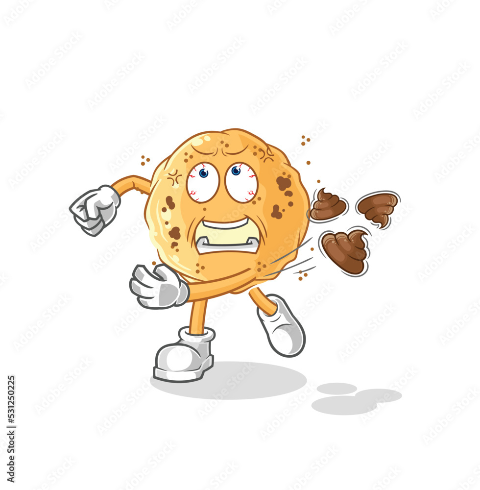 sand ball throwing shit vector sand ball throwing shit vector