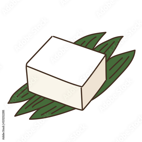野菜のイラスト　農産物　食べ物　食材　食品　豆腐
