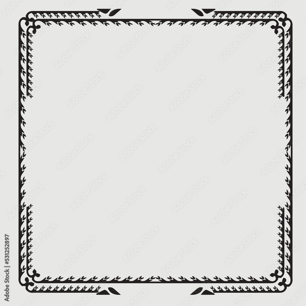 Frame, in the style of an ornament, Vector illustration eps 10, Art. Frame, in the style of an ornament, Vector illustration eps 10, Art.