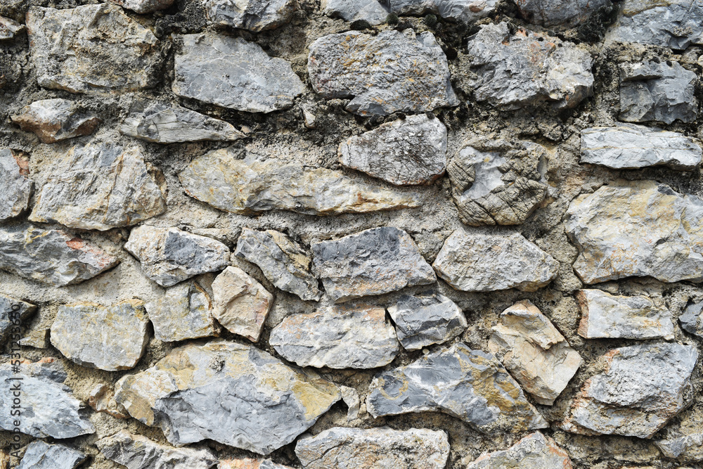 background of old uneven stones, a wall in a castle or fortress background of old uneven stones, a wall in a castle or fortress