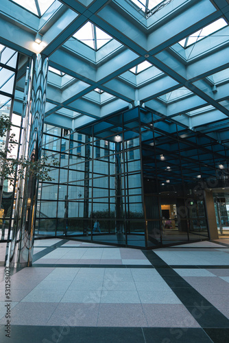 interior of a modern building