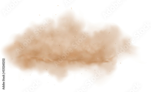 Dust sand cloud dirt air smog illustration