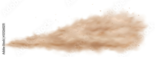 Dust sand cloud dirt air smog illustration