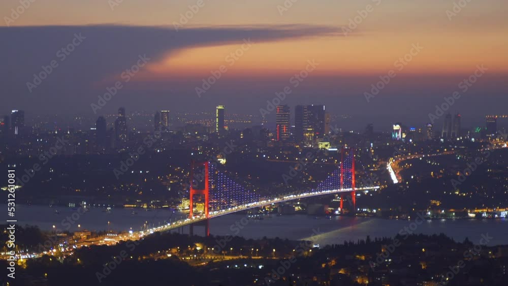 Istanbul city at night, timelapse.
Istanbul bridge and city skyline at night. Timelapse video.
Istanbul city at night, timelapse.
Istanbul bridge and city skyline at night. Timelapse video.