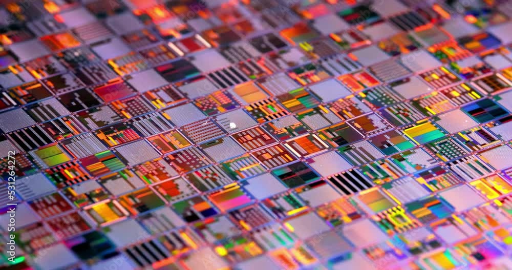 Silicon semiconductor wafer close-up. In electronics, a wafer also called a slice or substrate is a thin slice of semiconductor, a crystalline silicon, used for the fabrication of integrated circuits