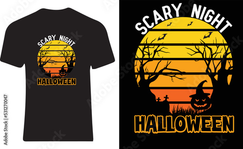 Happy Halloween,  t shirt design, Halloween t-shirt template. 