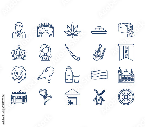 Netherlands national and culture icon