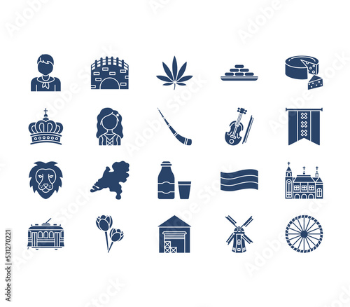Netherlands national and culture icon
