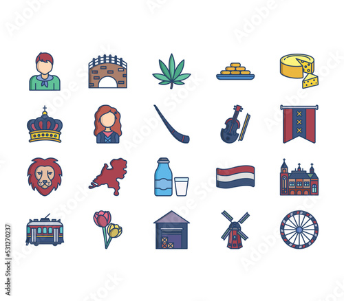 Netherlands national and culture icon