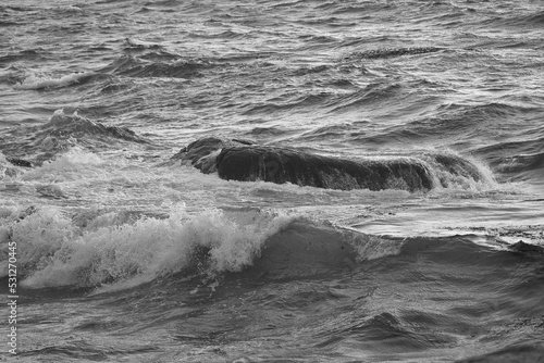 Mouvement des vagues . © Richard