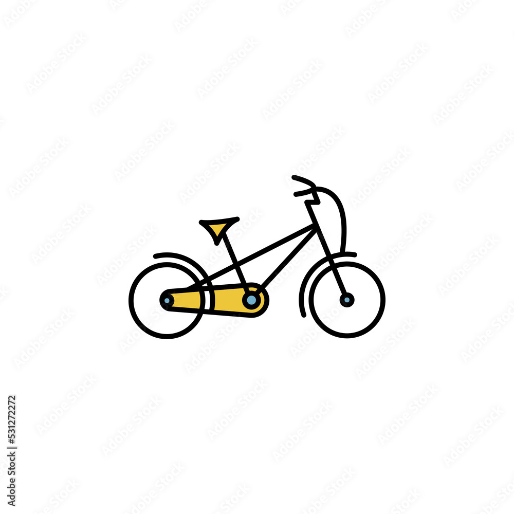 family bicycle line icon on white background. Signs and symbols can be used for web, logo, mobile app, UI, UX family bicycle line icon on white background. Signs and symbols can be used for web, logo, mobile app, UI, UX