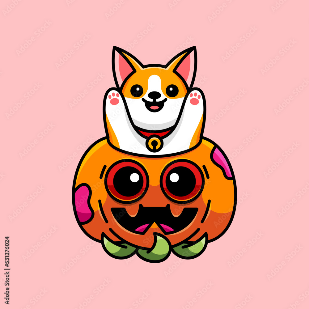 CUTE HAPPY CAT HALLOWEEN CUTE HAPPY CAT HALLOWEEN