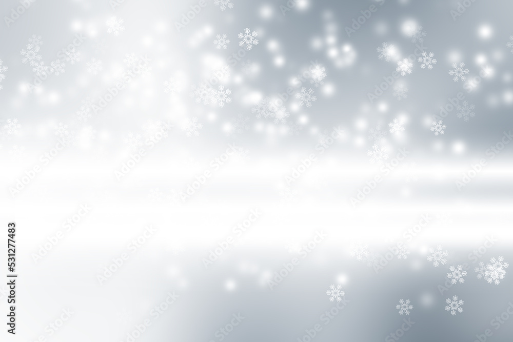 Fototapeta premium Bokeh Christmas blurred beautiful shiny Christmas lights