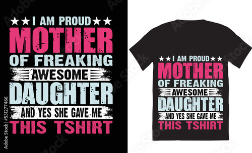 Mother t-shirt design Template
