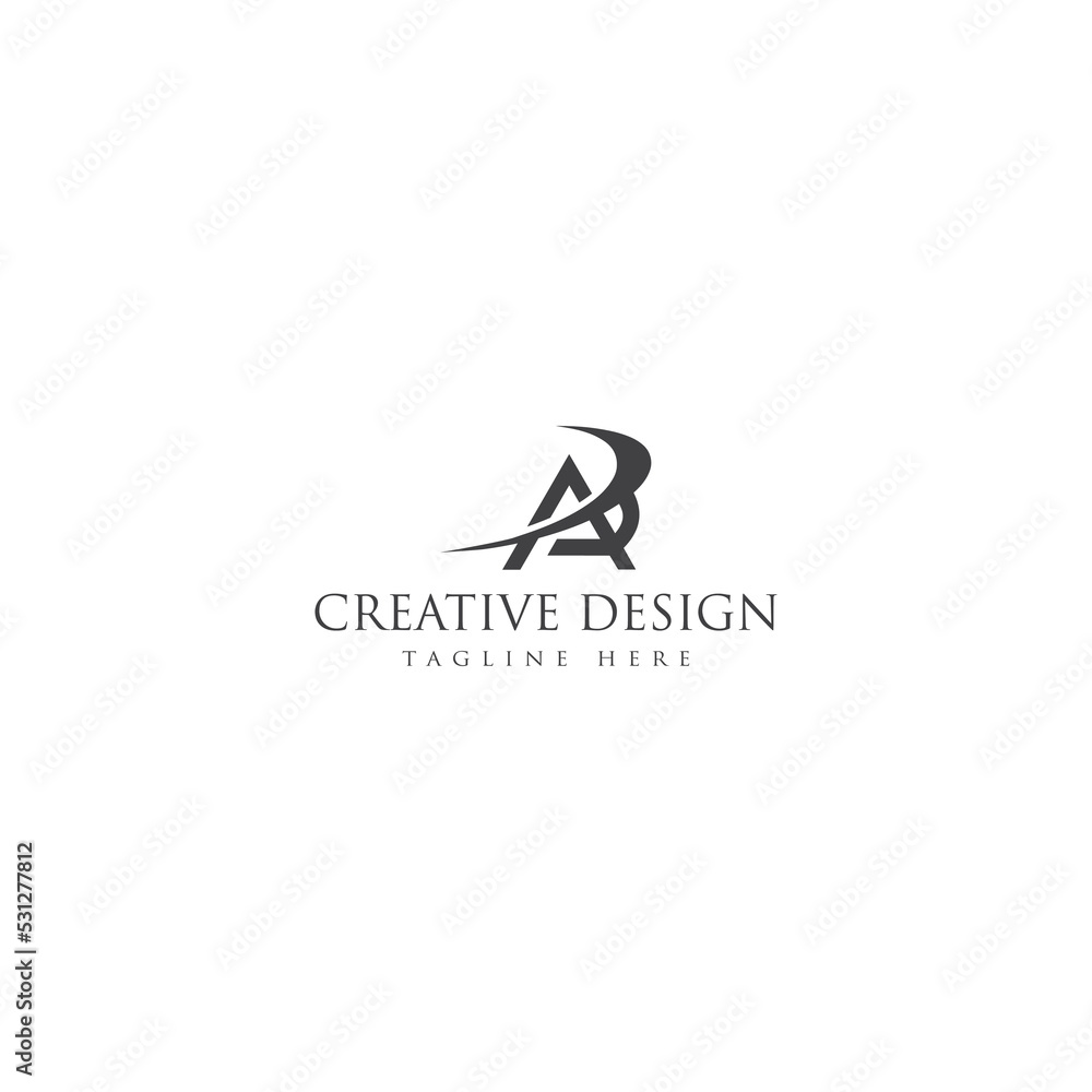 Creative Ab/Ba logo design. Creative Ab/Ba logo design.