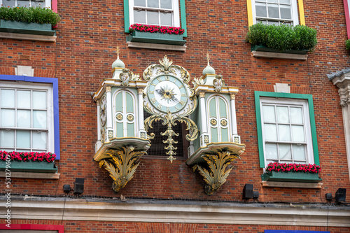 Beautiful architecture in the city of London. photo