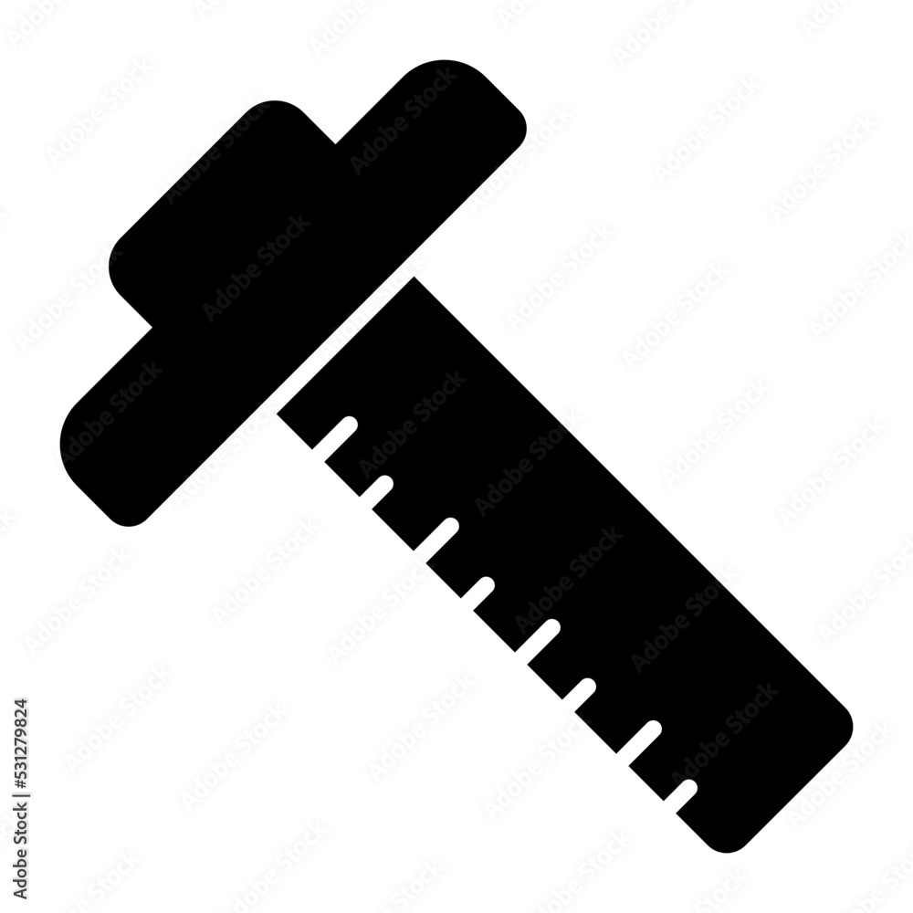 Trendy design icon of vernier caliper Trendy design icon of vernier caliper