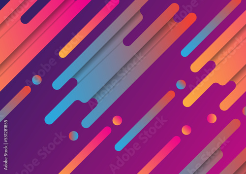 Colorful and elegant geometric background design