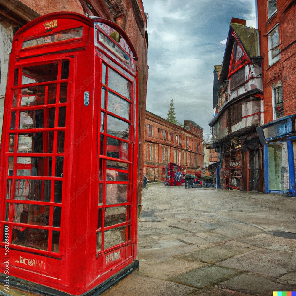 red telephone box