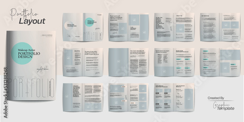 Makeup Artist Portfolio Design Portfolio Editorial Template Portfolio Design