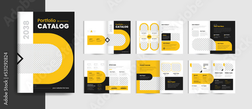 Product catalogue or catalog design editable text and vector cc file