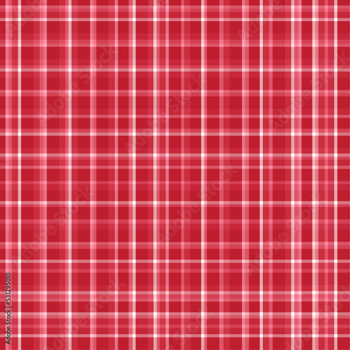 Red, white and pink checkered pattern.