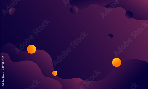 Abstract Modern Background Gradient violet and wave with negative space  colorful template banner with gradient color  card  design with liquid shape. EPS 10