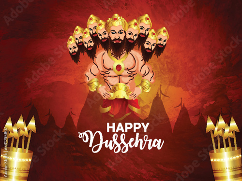 Lord rama killing ravana for happy dussehra