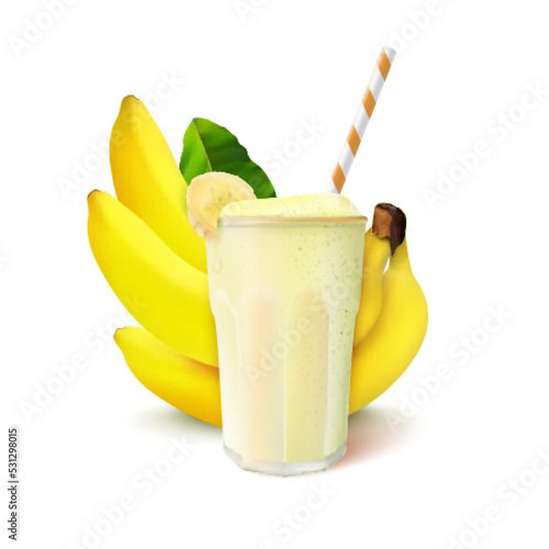 Banana Smoothie Composition