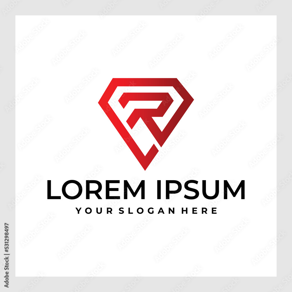 Letter R Logo Template Design Vector Letter R Logo Template Design Vector