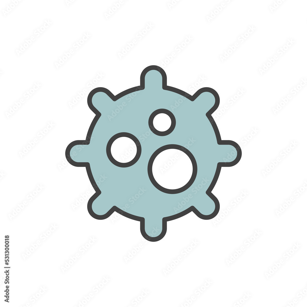 corona icon vector illustration logo template for many purpose. Isolated on white background. full color corona icon vector illustration logo template for many purpose. Isolated on white background. full color