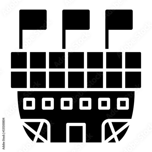 Stadium Glyph Icon