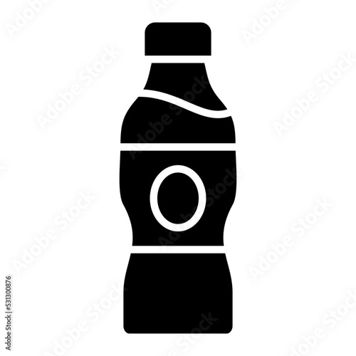 Water Bottle Glyph Icon