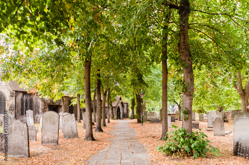 Grater London, England - September 04, 2022: St Margaret’s Parish Church, Barking is a historic church. It stands on the site of Barking Abbey, one of the most ancient Christian sites in the country