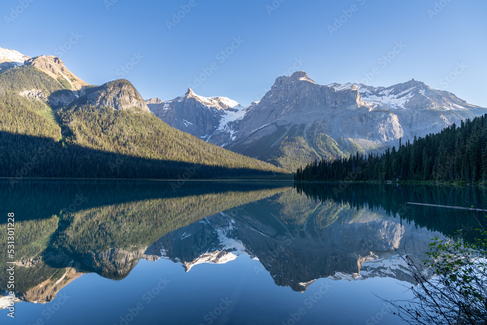 Emerald Lake in Yoho National Park in British Columbia Canada