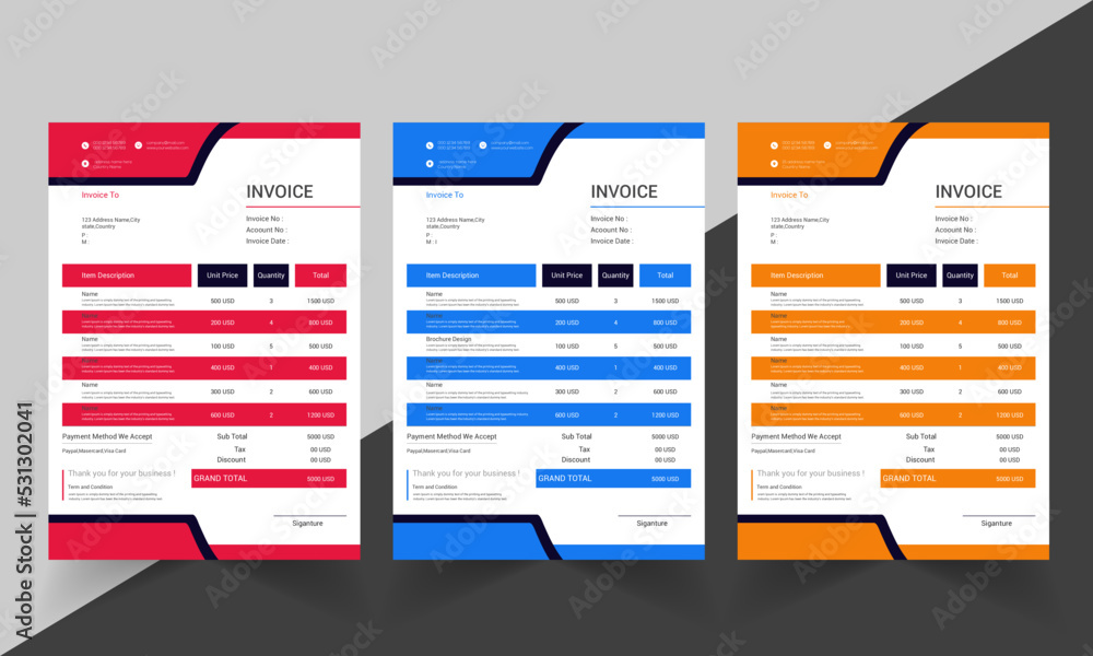 vecteur-stock-business-invoice-form-template-invoicing-quotes-money