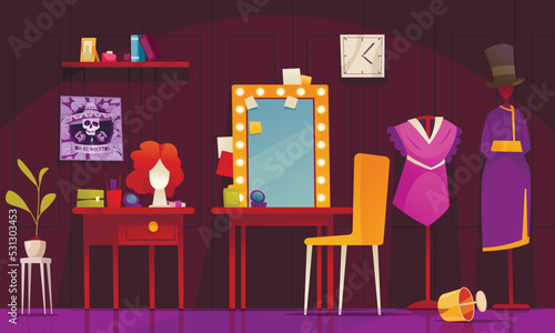 Artist Dressing Room Composition