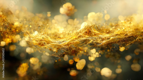 beautiful abstract golden background 4k