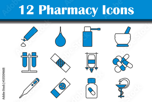 Pharmacy Icon Set