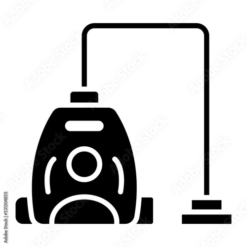 Vacuum Cleaner Glyph Icon
