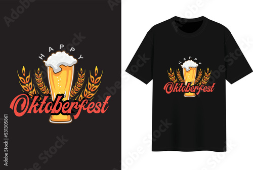 Oktoberfest Celebrate  t shirt design vector.