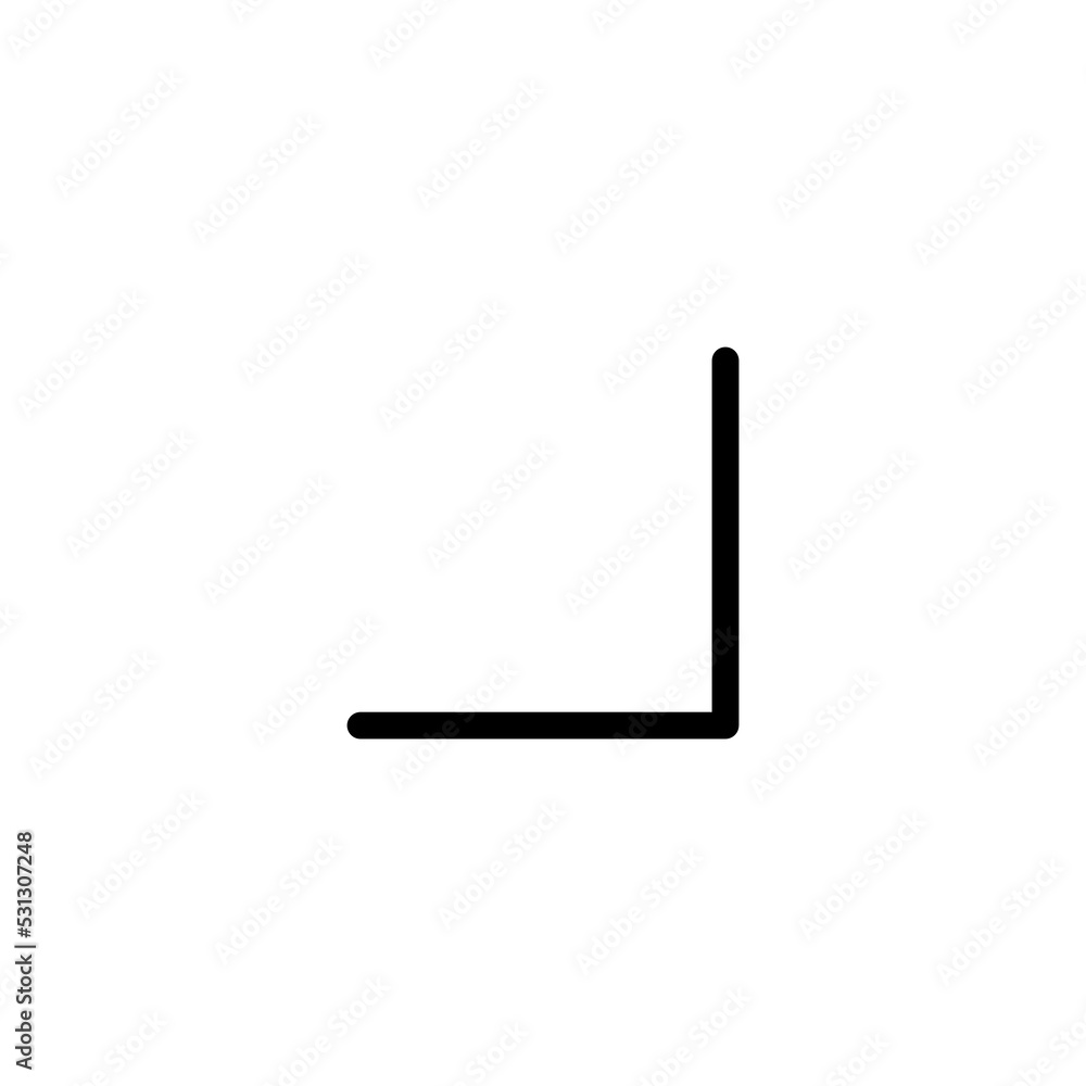 Arrow sign symbol line icon suitable for any purpose Arrow sign symbol line icon suitable for any purpose
