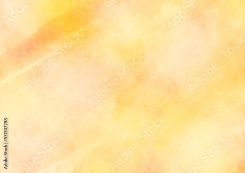 光を感じる温かいピンクと黄色の水彩風背景素材