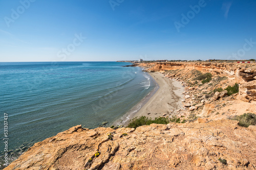 The coast of Mediterranean sea