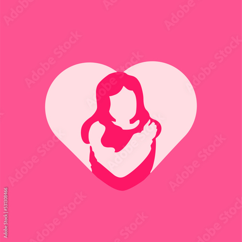 self love logo template