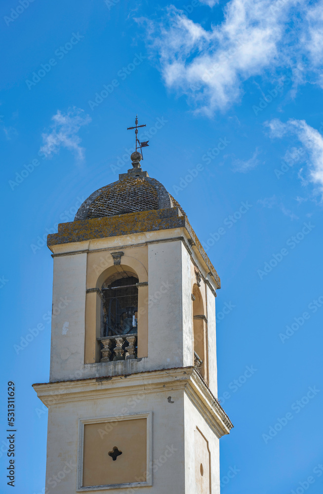 A brick roof bell tower in Portugal A brick roof bell tower in Portugal