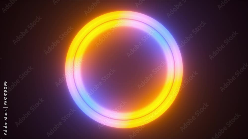 Neon rings. Computer generated 3d render Neon rings. Computer generated 3d render