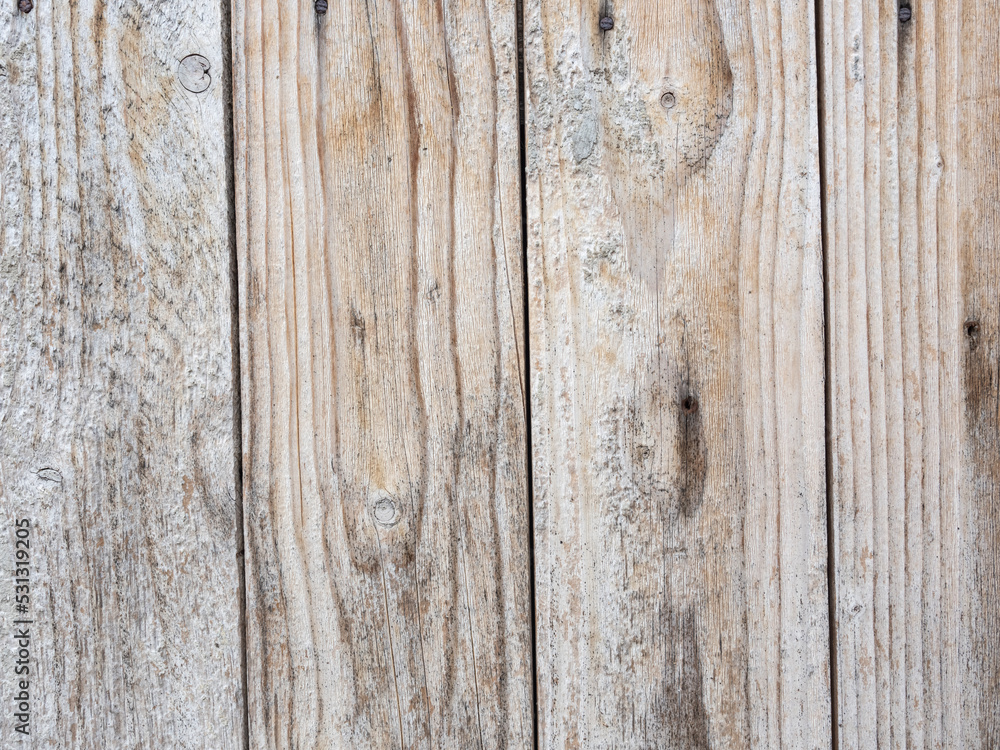 Obraz premium High quality brown wood plank wall texture background. Front view with copy space.