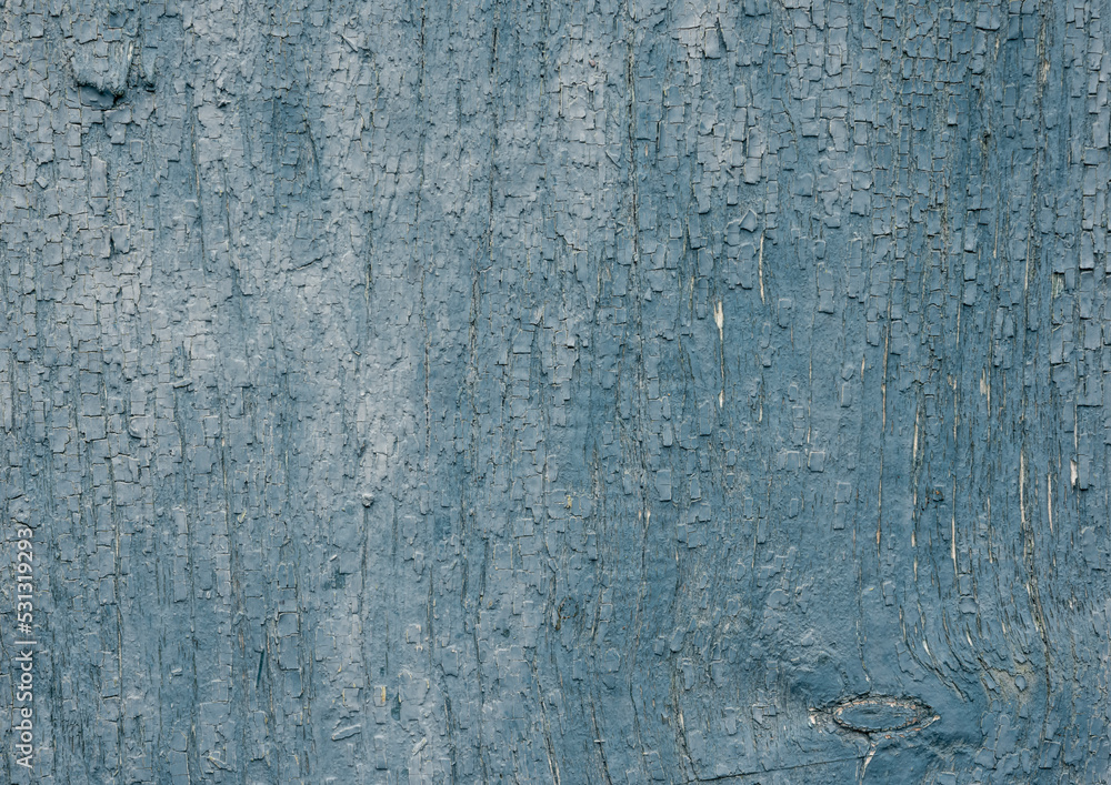 High quality blue painted wood background. Front view with copy space.