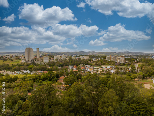 Fotos aéreas de região nobre em Valinhos no estado de São Paulo